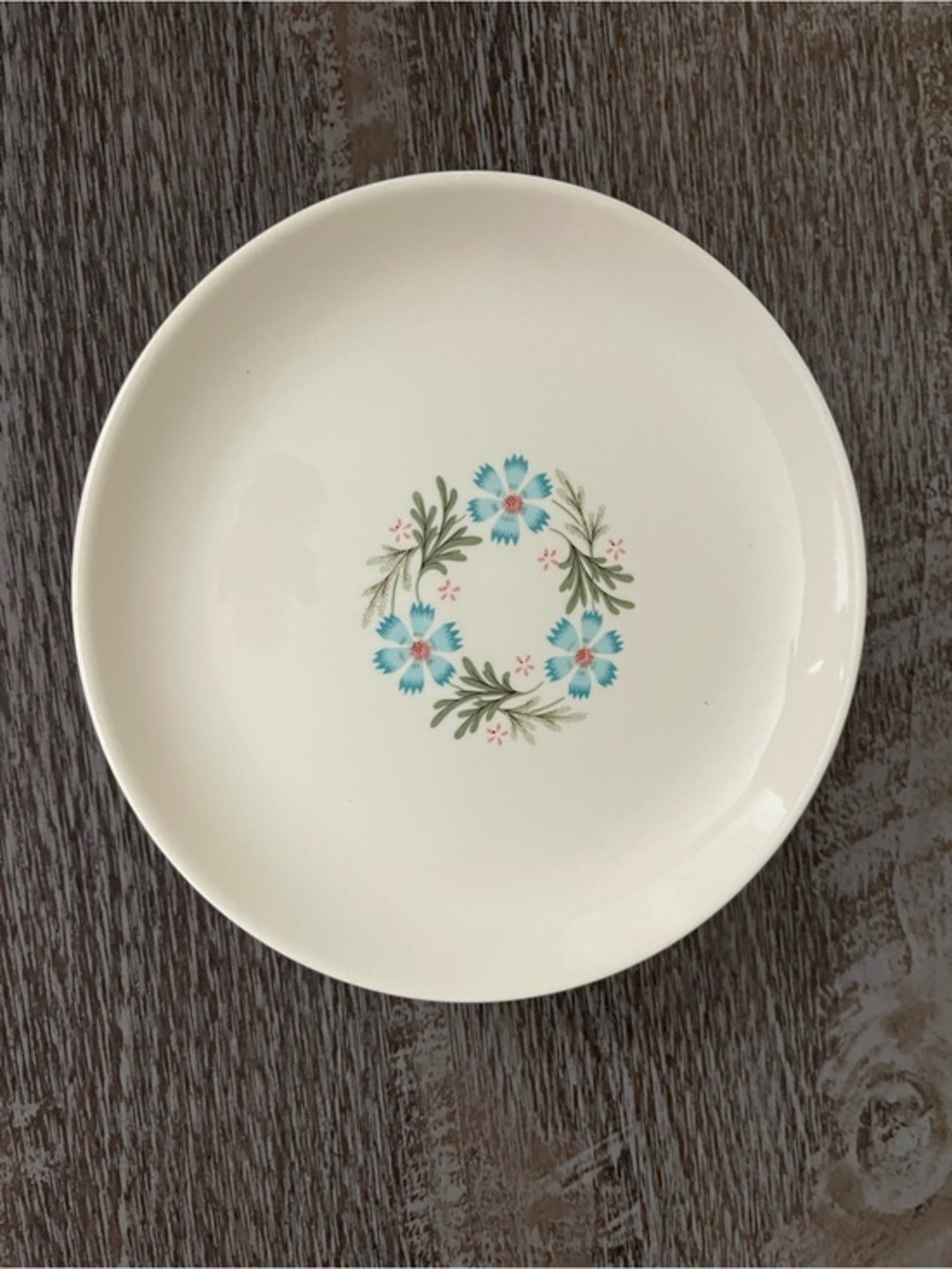 Vintage Taylor Smith & Taylor “Bridal Wreath” salad plates set of four